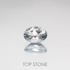 アベンチュリンアクアマリン ブラジル産 ルース 0.65ct[210611296]6.8×4.7mm前後