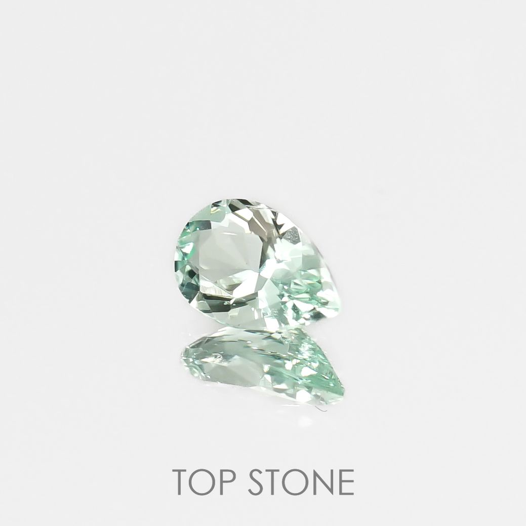 ミントベリル ブラジル産 0.33ct[230119952]6x3.9mm前後