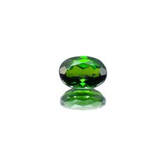 クロムダイオプサイド(宝石名クロム・ダイオプサイド) ロシア産 0.97ct 識別済[21079933]7.1×5mm前後