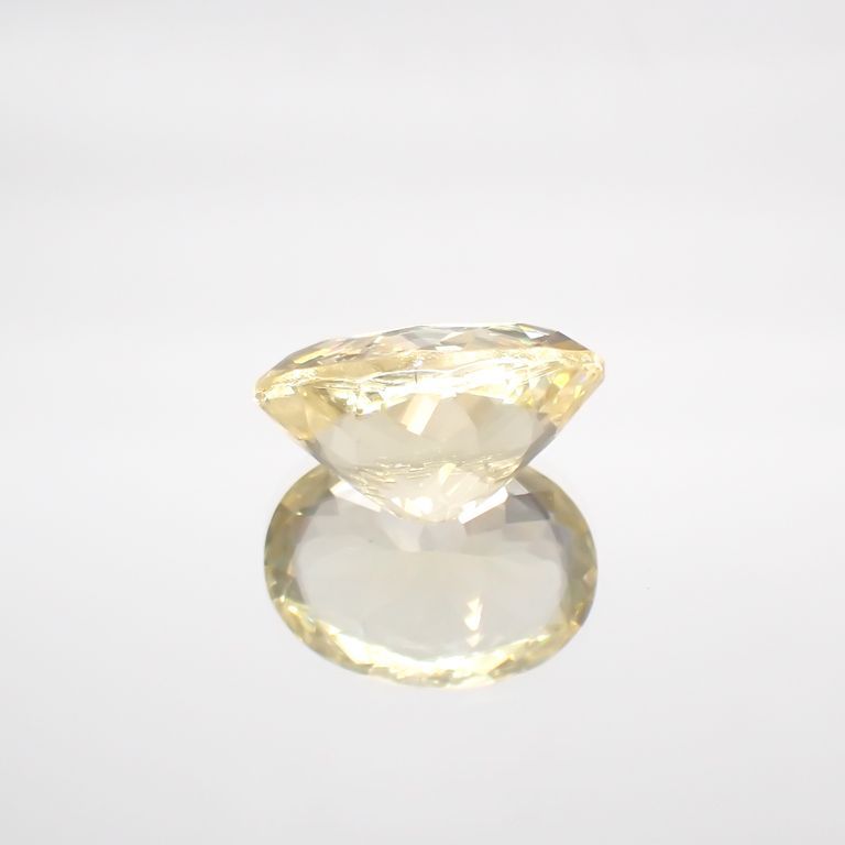 アラゴナイト フォスフォレッセンス(宝石名フォスフォレッセンス・アラゴナイト)チェコ共和国産 9.188ct ソ付(彩珠)[221018678]15.9x11.7mm前後