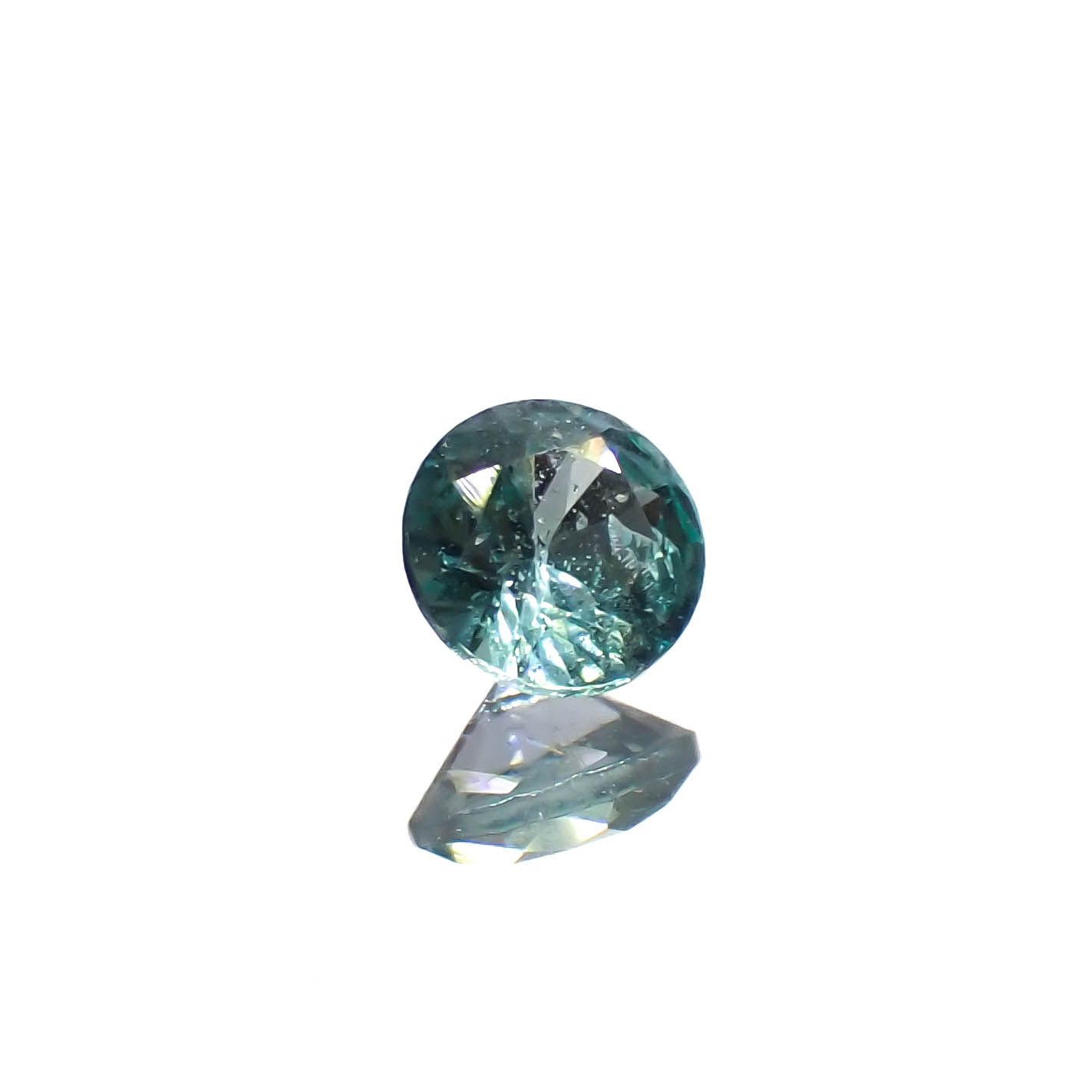 ブルーグリーンコーネルピン(宝石名ブルー グリーン・コーネルピン)タンザニア産 0.16ct 識別済[240527672]3.4x3.4mm前後