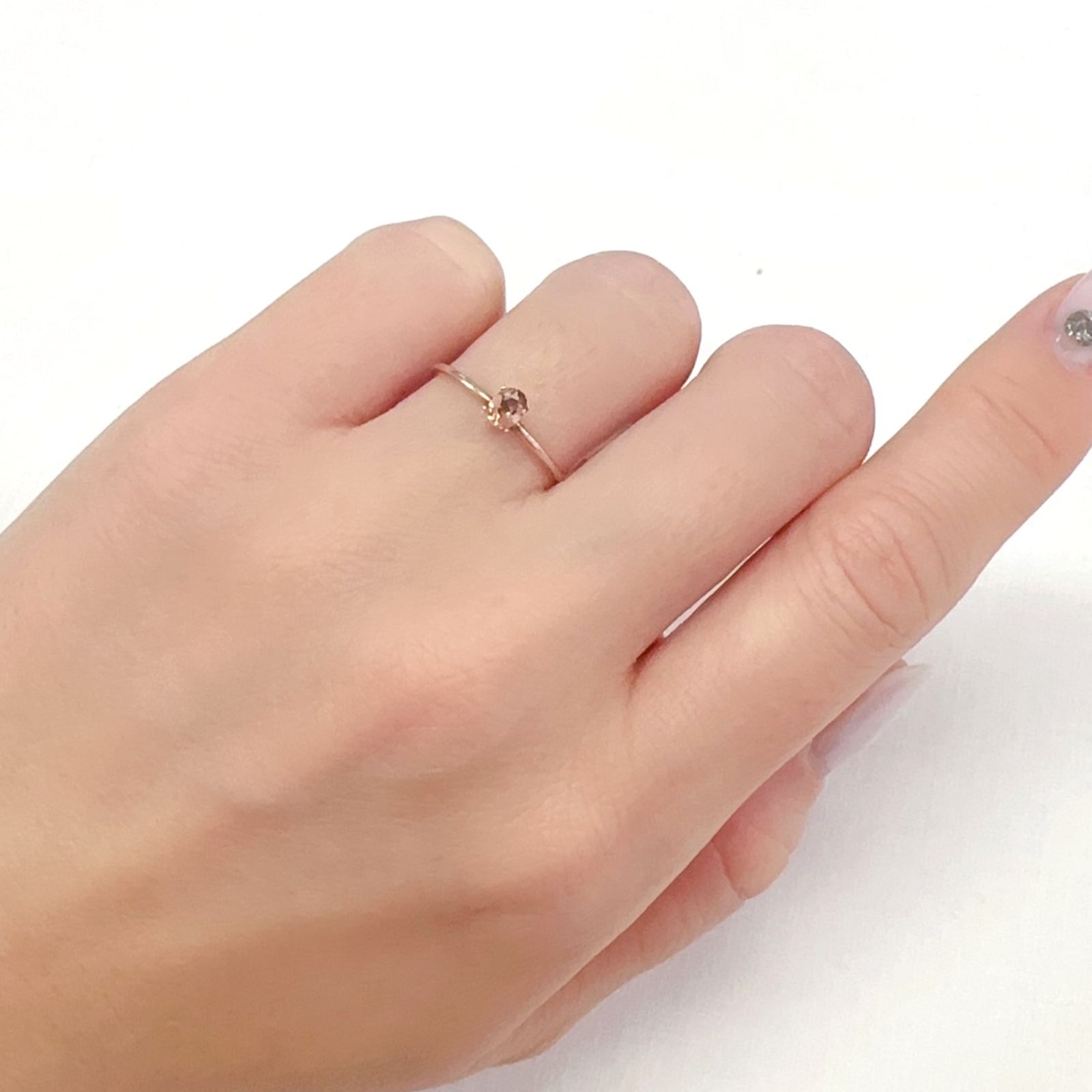 インペリアルトパーズ ブラジル産 0.25ct[231224865]4.1x3.2mm前後