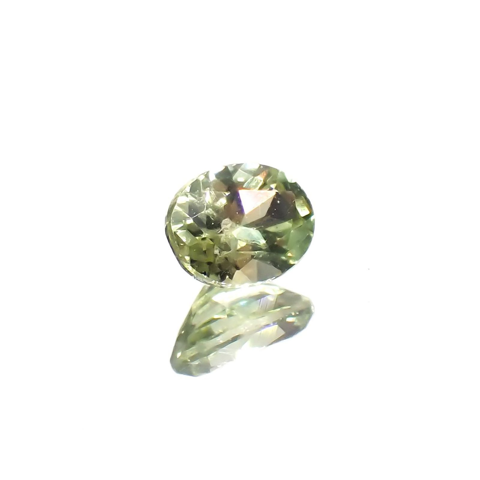 モンタナサファイア(宝石名サファイア)アメリカ・モンタナ州産 識別済 0.23ct / 4x3.1mm前後 [260422430]