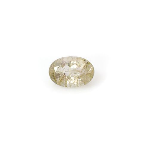 エピドートインクォーツ ブラジル産 3.56ct[240427291]12.2x8.3mm前後