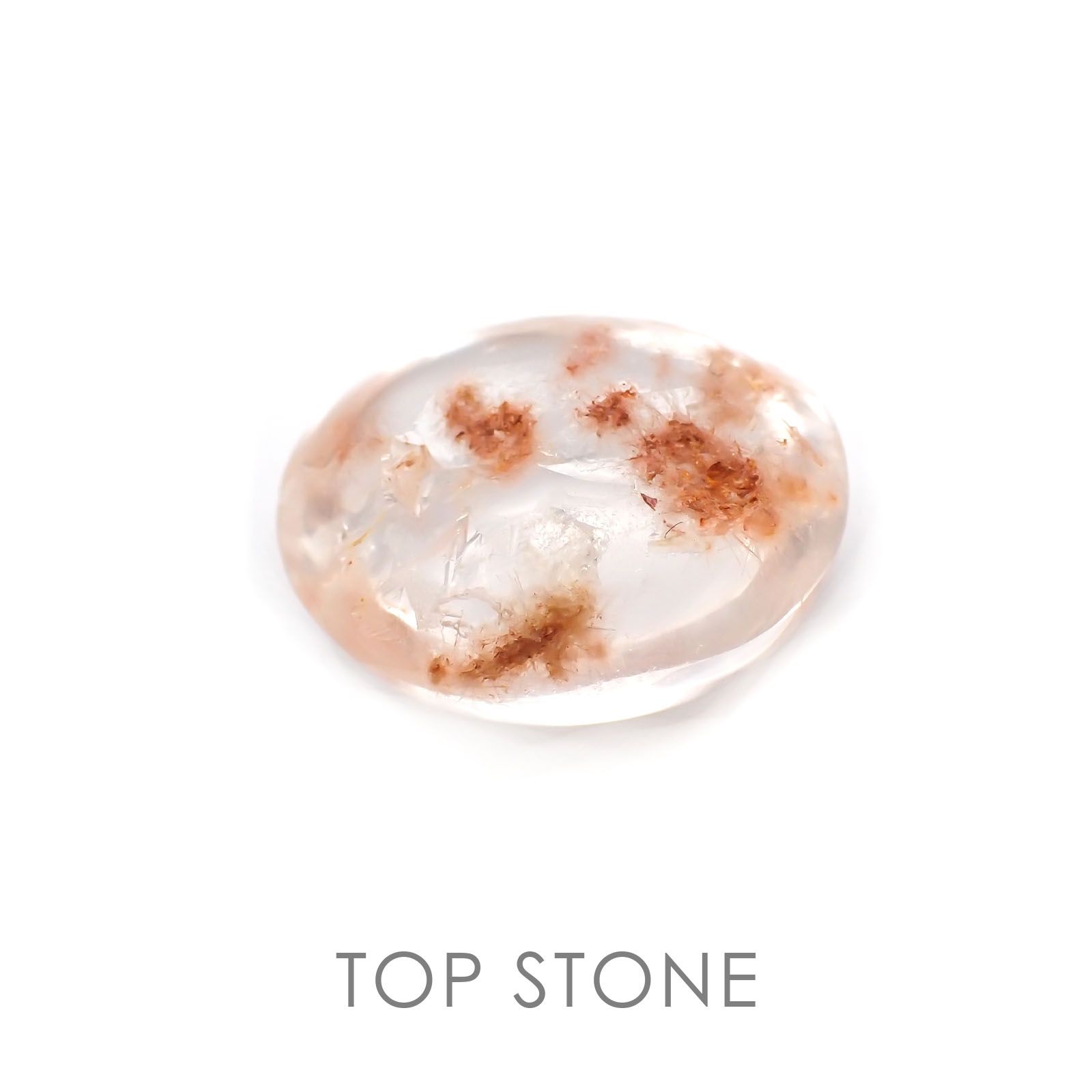 ピンクデュモルチェライトインクォーツ ブラジル産 ルース 20.69ct[20129077]18.6×14.8mm前後