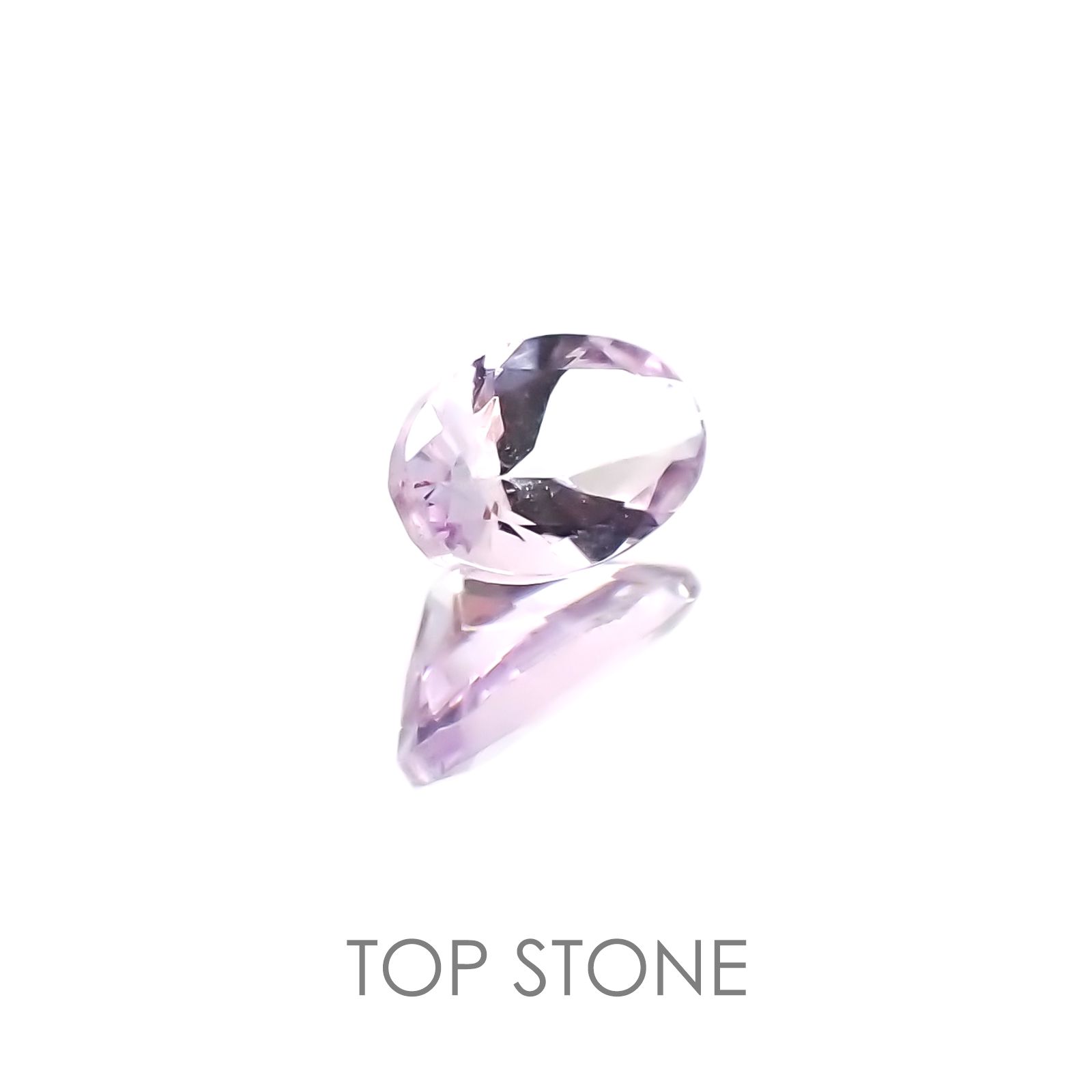 ピンクゾイサイト(宝石名ピンク・ゾイサイト) タンザニア産 0.25ct 識別済[21028419]5.1×3.1mm前後