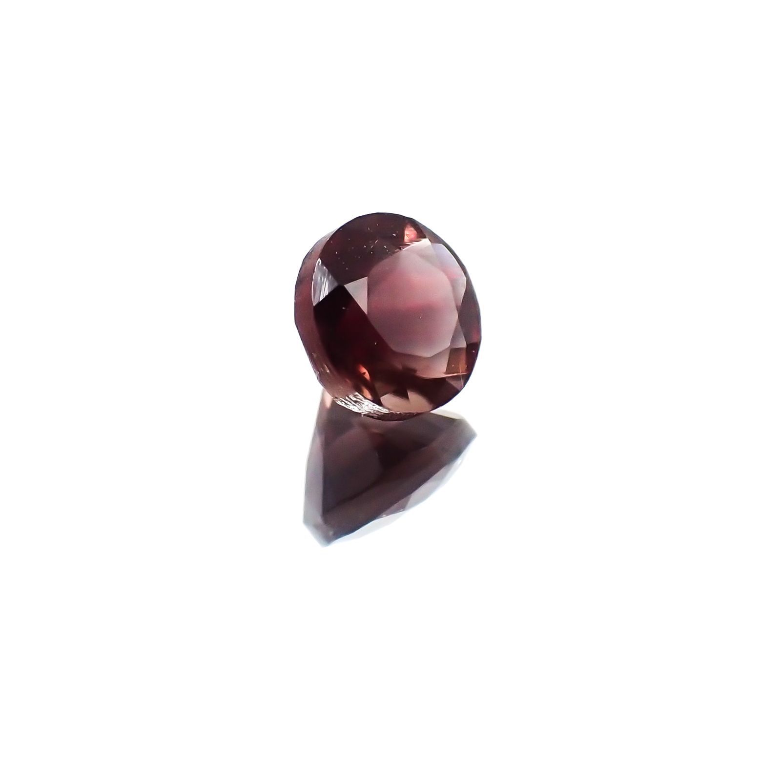 バイカラーオレゴンサンストーン(宝石名バイカラー・ラブラドライト)アメリカ・オレゴン州産 0.55ct 識別済[231124120]5.1x5.1mm前後