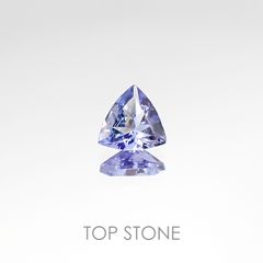 タンザナイト(ゾイサイト) タンザニア産 ルース 0.36ct[20106551]4.9×4.9mm前後