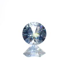 モンタナサファイア(宝石名サファイア)アメリカ・モンタナ州産 0.57ct 識別済[220114016]5.2x5.1mm前後