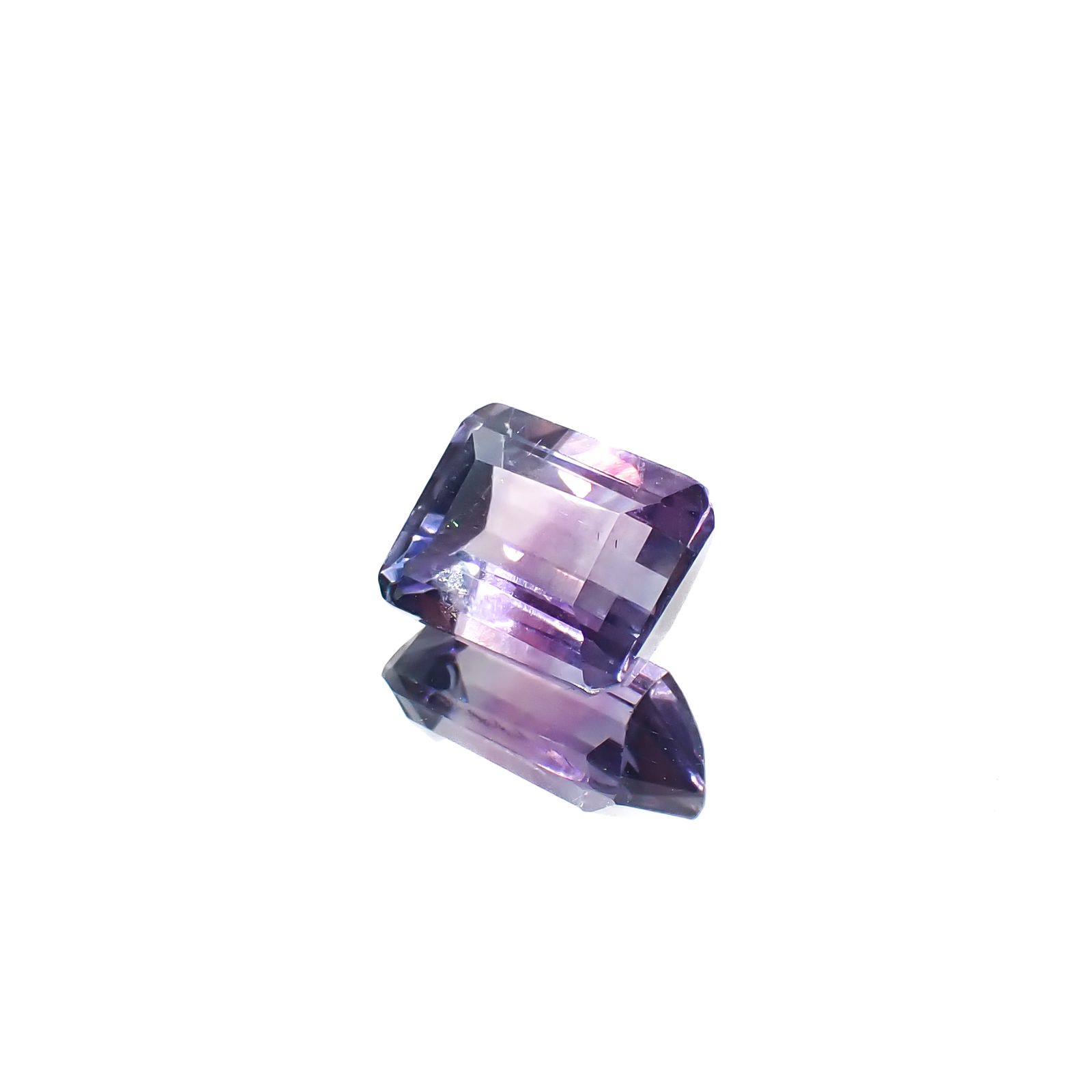 パーティカラーフローライト フルオレッセンス ブラジル産 2.91ct[240828641]8.9x7mm前後