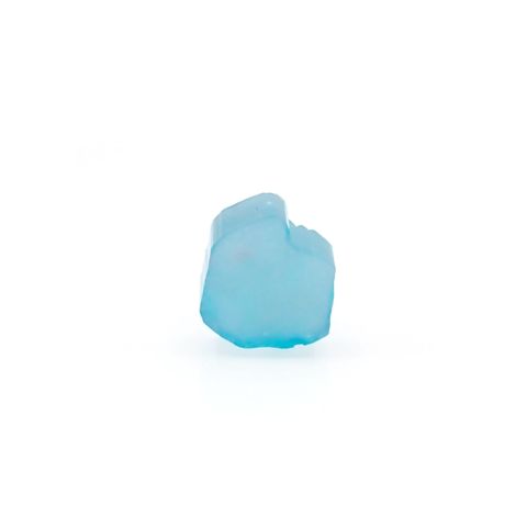 パライバトルマリン 原石スライス ブラジル・パライバ州バターリャ鉱山産 1.55ct / 6.8x7.1mm前後 [251016496]