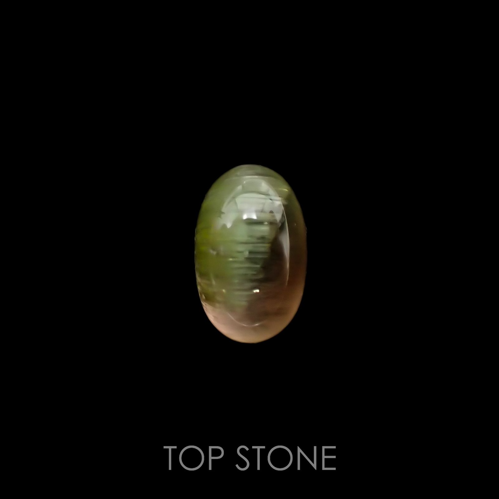 バイカラートルマリンキャッツアイ ブラジル産 1.68ct[221018606]8.1x5.2mm前後