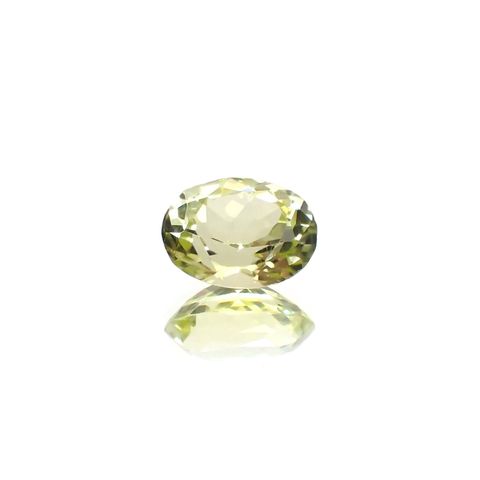 シリマナイト(宝石名シリマナイト) インド産 識別済 1.40ct / 7.9x6.2mm前後 [210810682]