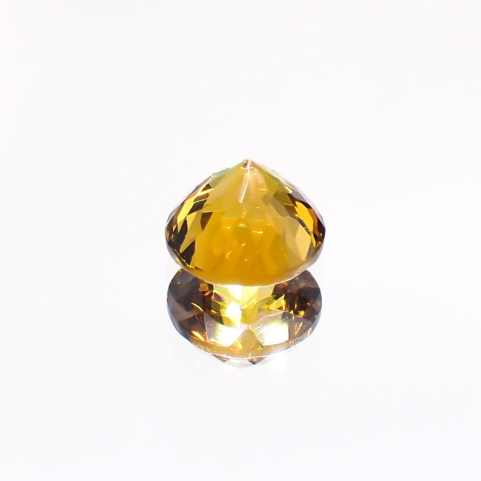 グロッシュラーアンドラダイトガーネット(宝石名グロッシュラー/アンドラダイト・ガーネット)ナミビア産 1.82ct 識別済[220114308]7x7mm前後