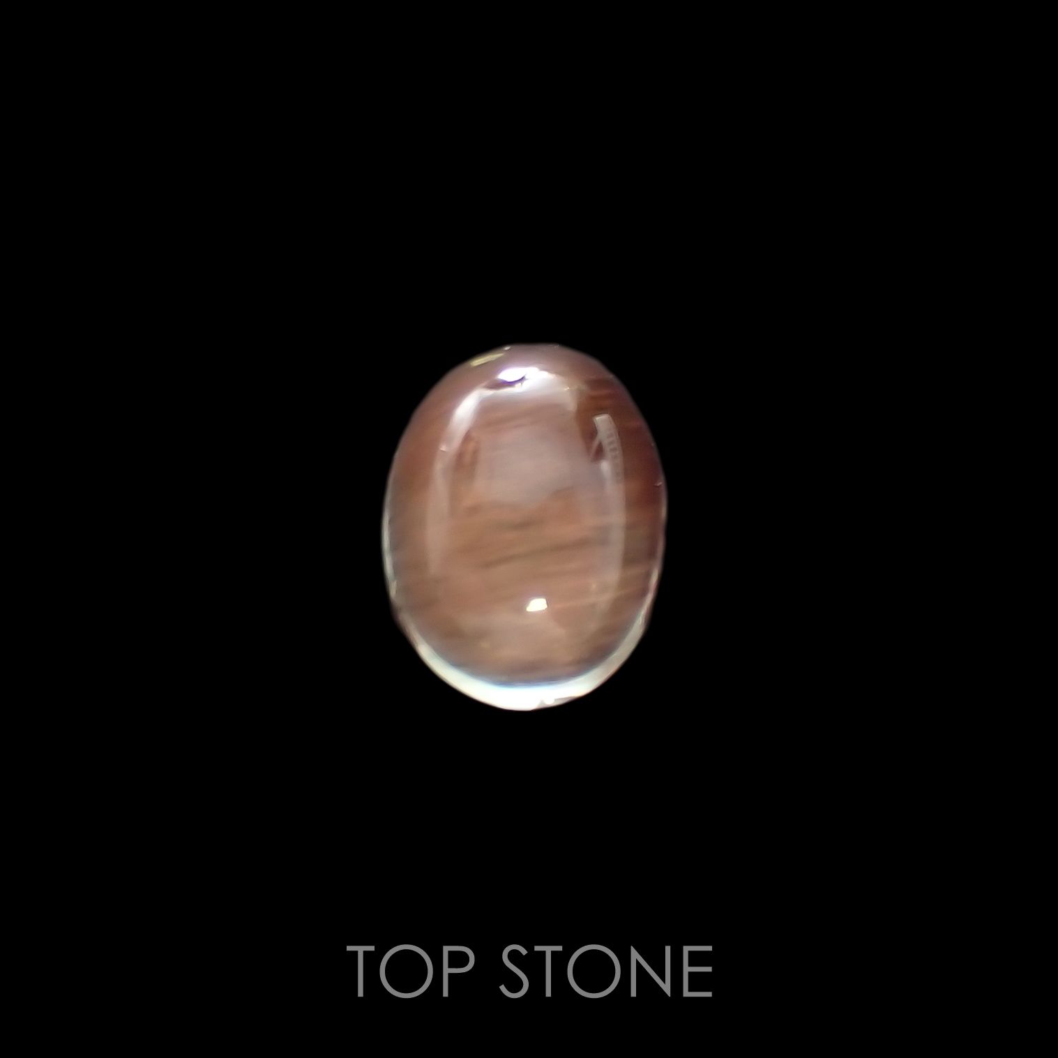 バイカラーアンデシン(宝石名アンデシン)チベット産 1.54ct 識別済[220114688]8.1x6.1mm前後