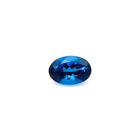 ディープブルーアパタイト マダガスカル産 0.56ct / 6x4mm前後 [260732601]