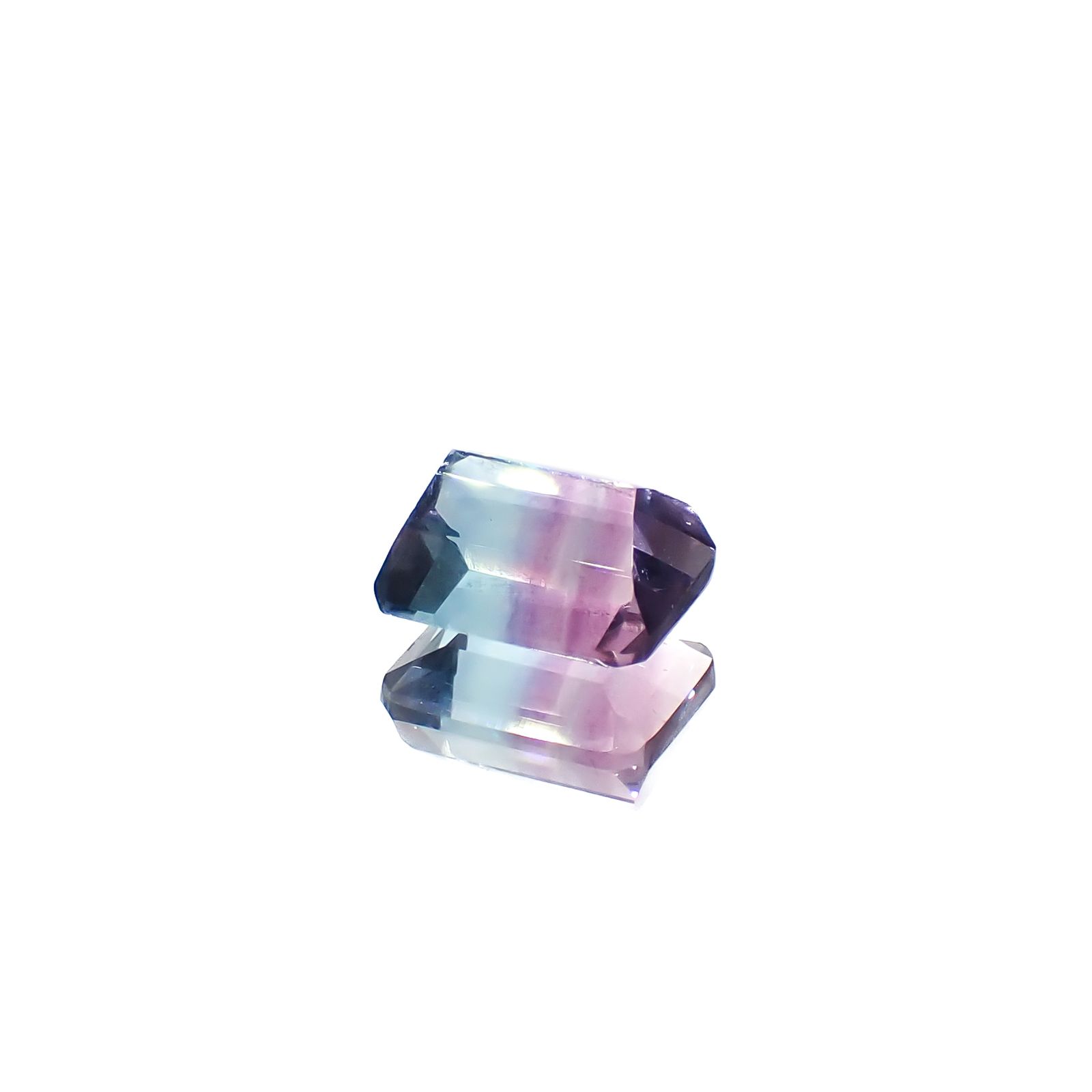 パーティカラーフローライト フルオレッセンス ブラジル産 2.96ct[240828638]8.9x6.9mm前後
