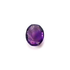 ◇リバーシブル・カスタムカット◇アメジストエレスチャル ナイジェリア・カラバル産 0.95ct [250730859]7.3x6mm前後