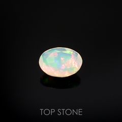 エチオピアオパール(宝石名オパール)エチオピア産 0.66ct 識別済[220114789]8x5.9mm前後