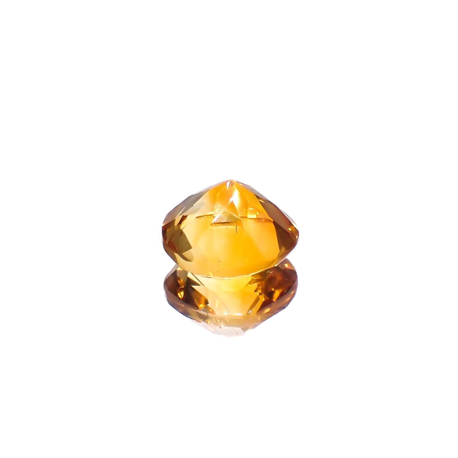 マデイラシトリン ブラジル・ミナスジェライス州産 1.64ct[240427126]7.8x7.7mm前後