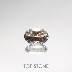 アベンチュリンアクアマリン(宝石名アクアマリン) ナイジェリア産 1.54ct 識別済[210712979]8.9×6.1mm前後