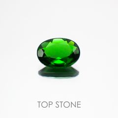 クロムダイオプサイド ロシア産 ルース 0.77ct[20128648]7.2×5.2mm前後