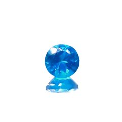 ネオンブルーアパタイト マダガスカル産 0.52ct[231224994]4.8x4.8mm前後