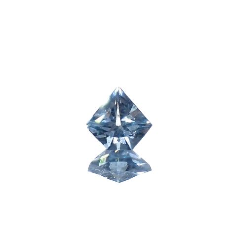 ◇カスタムカット◇アベンチュリンアクアマリン ブラジル・ミナスジェライス州産 0.45ct[240226001]5.7x5.6mm前後