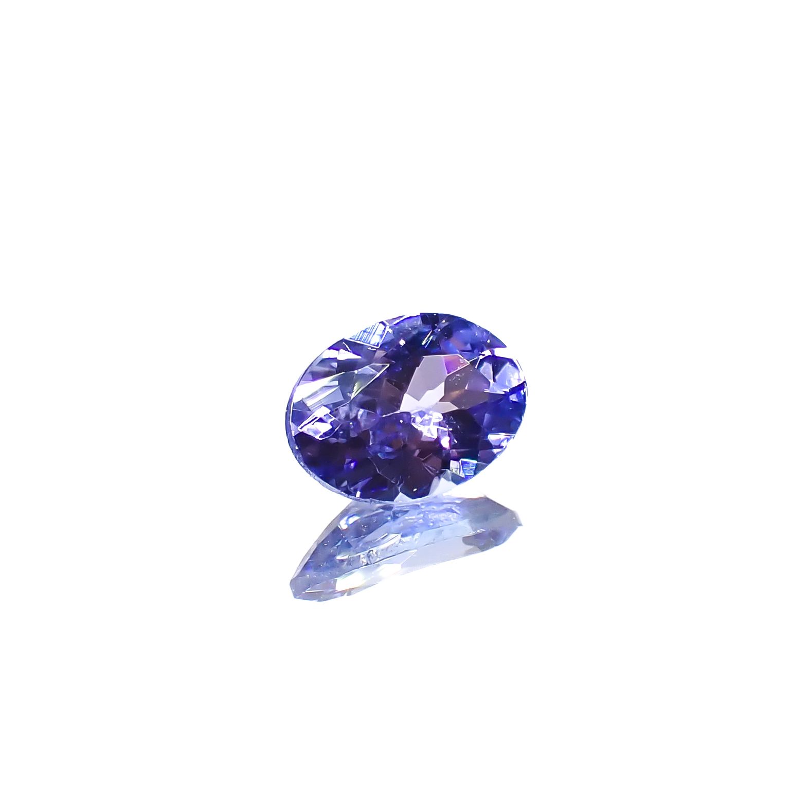 タンザナイト(宝石名タンザナイト)タンザニア産 0.71ct 識別済[240628338]6.9x4.9mm前後