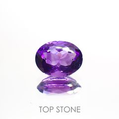 カラーシフトアメジスト(宝石名アメシスト)ブラジル/ウルグアイ産 1.32ct 識別済[220113981]8.3x6.3mm前後