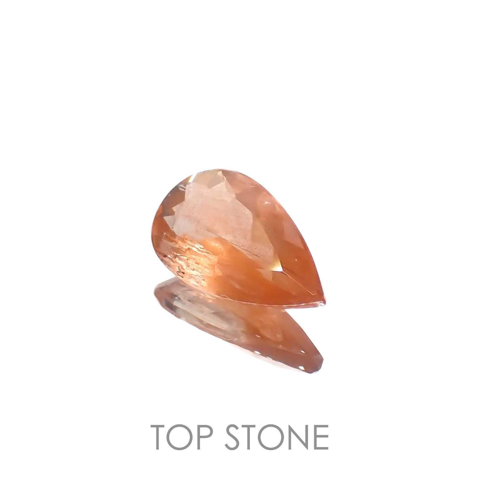 サンストーンスキャポライト(宝石名シーン・スキャポライト)タンザニア産 1.23ct 識別済[221219272]10.7x6.2mm前後