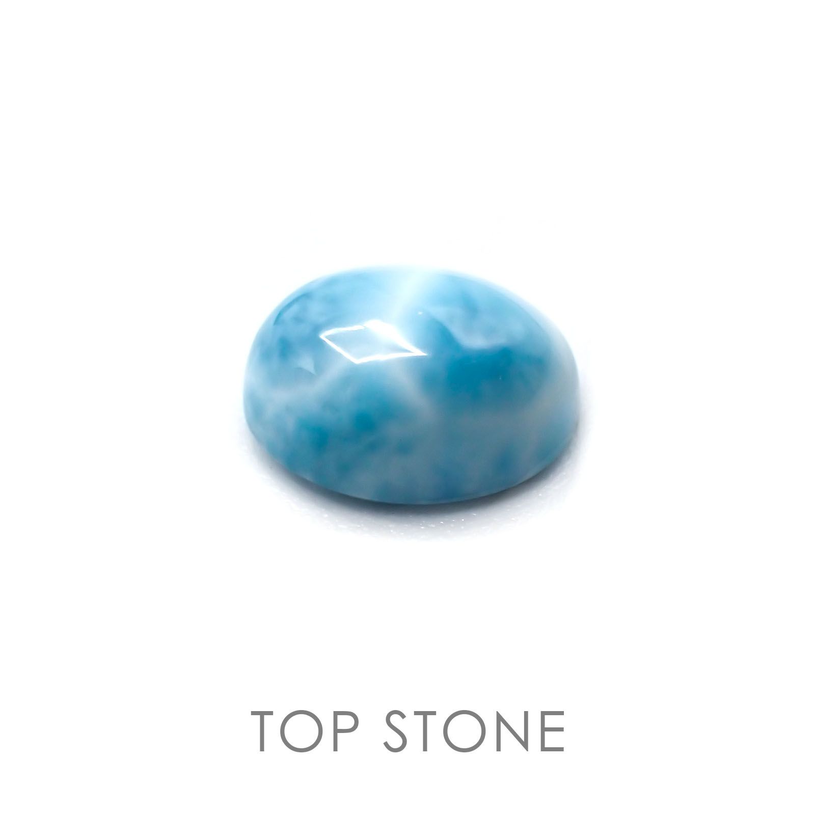 ラリマー ドミニカ共和国産 ルース 2.88ct[20118115]10×7.9mm前後