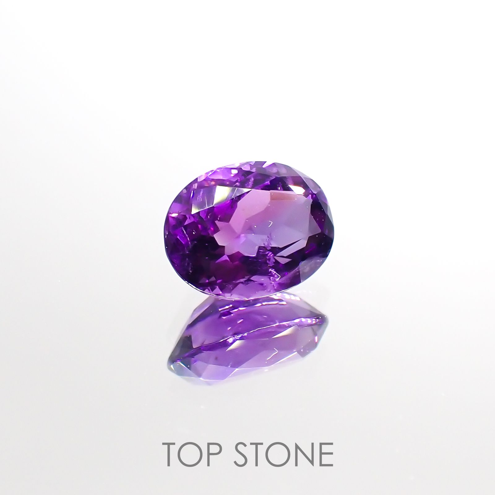 カラーシフトアメジスト(宝石名アメシスト)ブラジル/ウルグアイ産 1.28ct 識別済[220113978]8x6.1mm前後