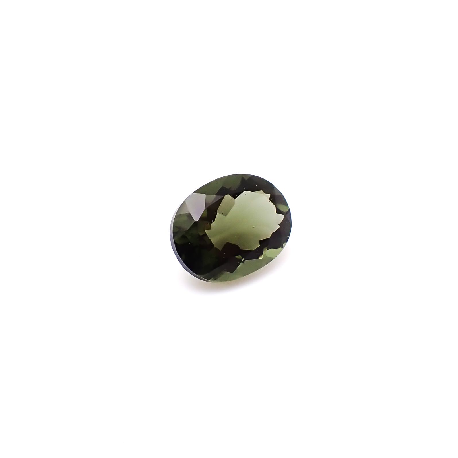 モルダバイト 発見地：旧チェコスロバキア 1.65ct / 9x7mm前後 [260832687]