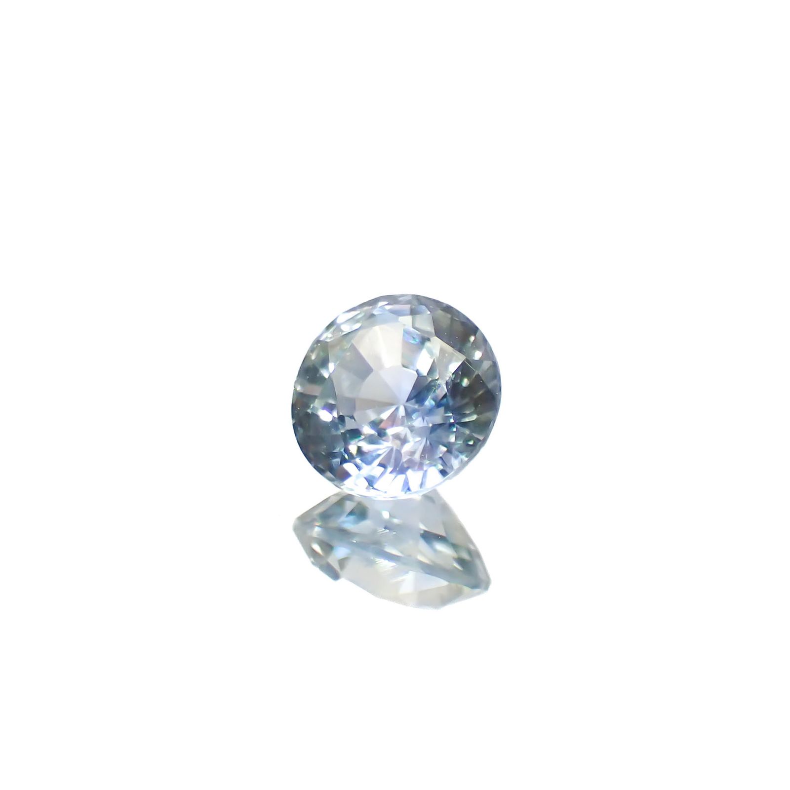 アイスブルーサファイア スリランカ/マダガスカル産 0.95ct [250329998]5.7x5.7mm前後