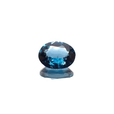 オーシャンブルーカイヤナイト(宝石名カイヤナイト) ネパール産 識別済 2.10ct / 8.8x6.9mm前後 [260610523]