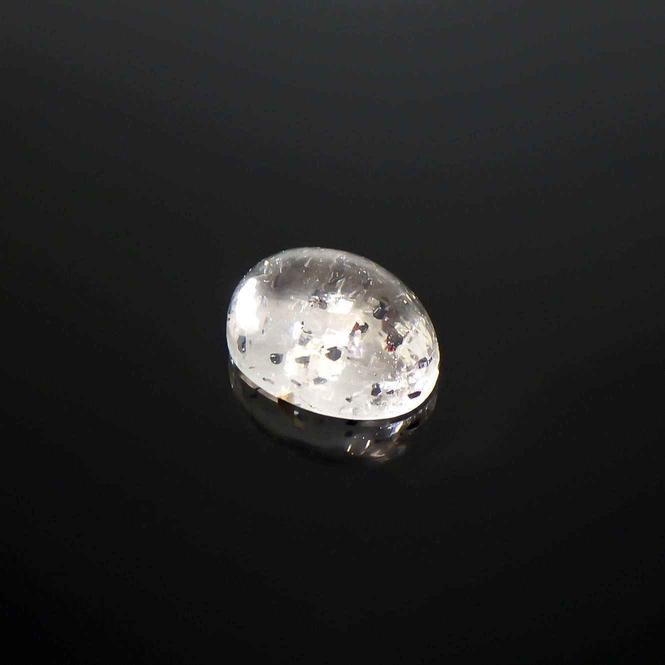ヘマタイトインクォーツ 中国産 13.77ct[220115245]16.6x12.1mm前後
