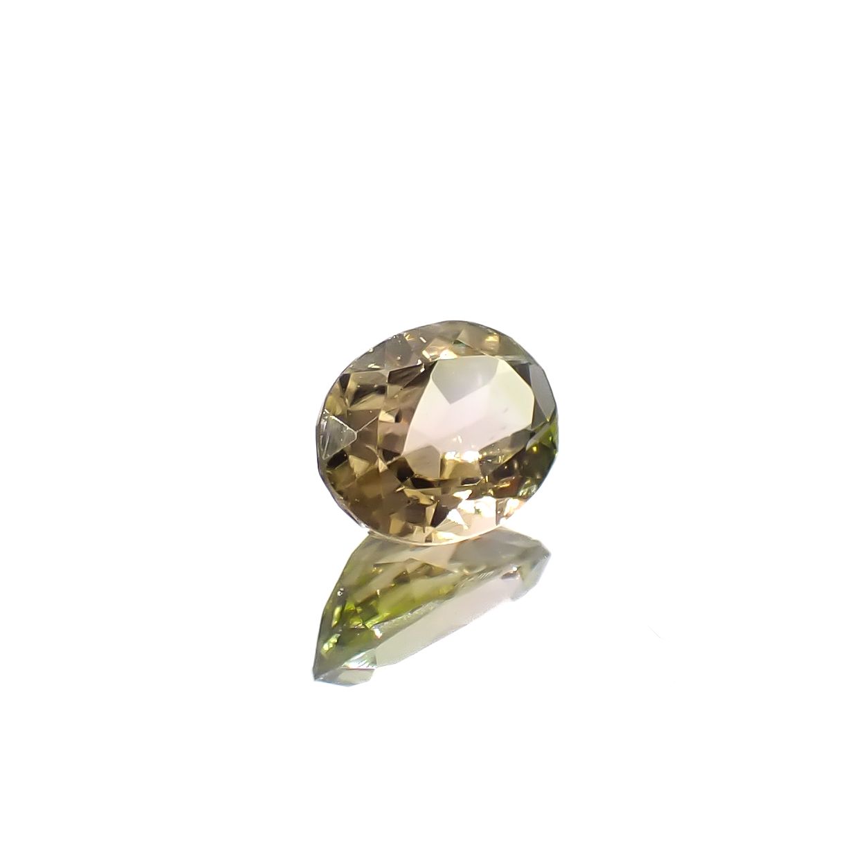 イエロートルマリン ブラジル産 0.46ct[240929023]6.2x4.4mm前後
