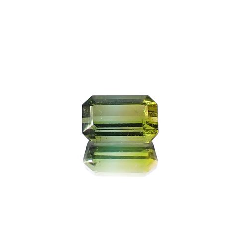 バイカラートルマリン アフガニスタン産 0.75ct [250730926]6.4x4.1mm前後