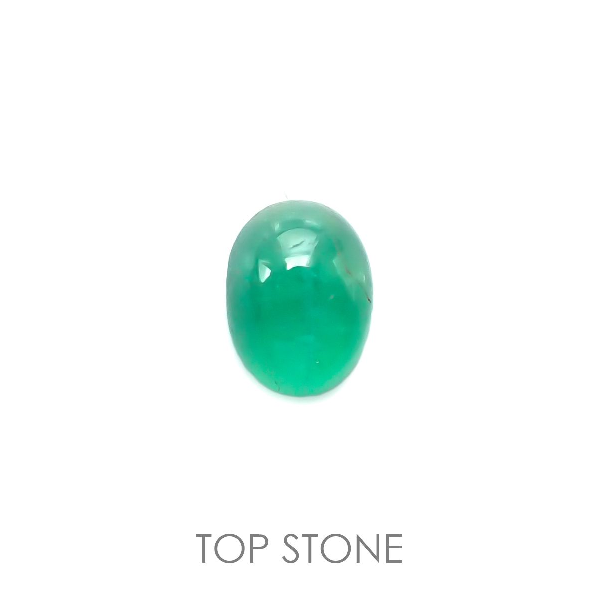 エメラルドキャッツアイ(宝石名エメラルド)コロンビア産 1.07ct 識別済[220115185]6.4x4.8mm前後