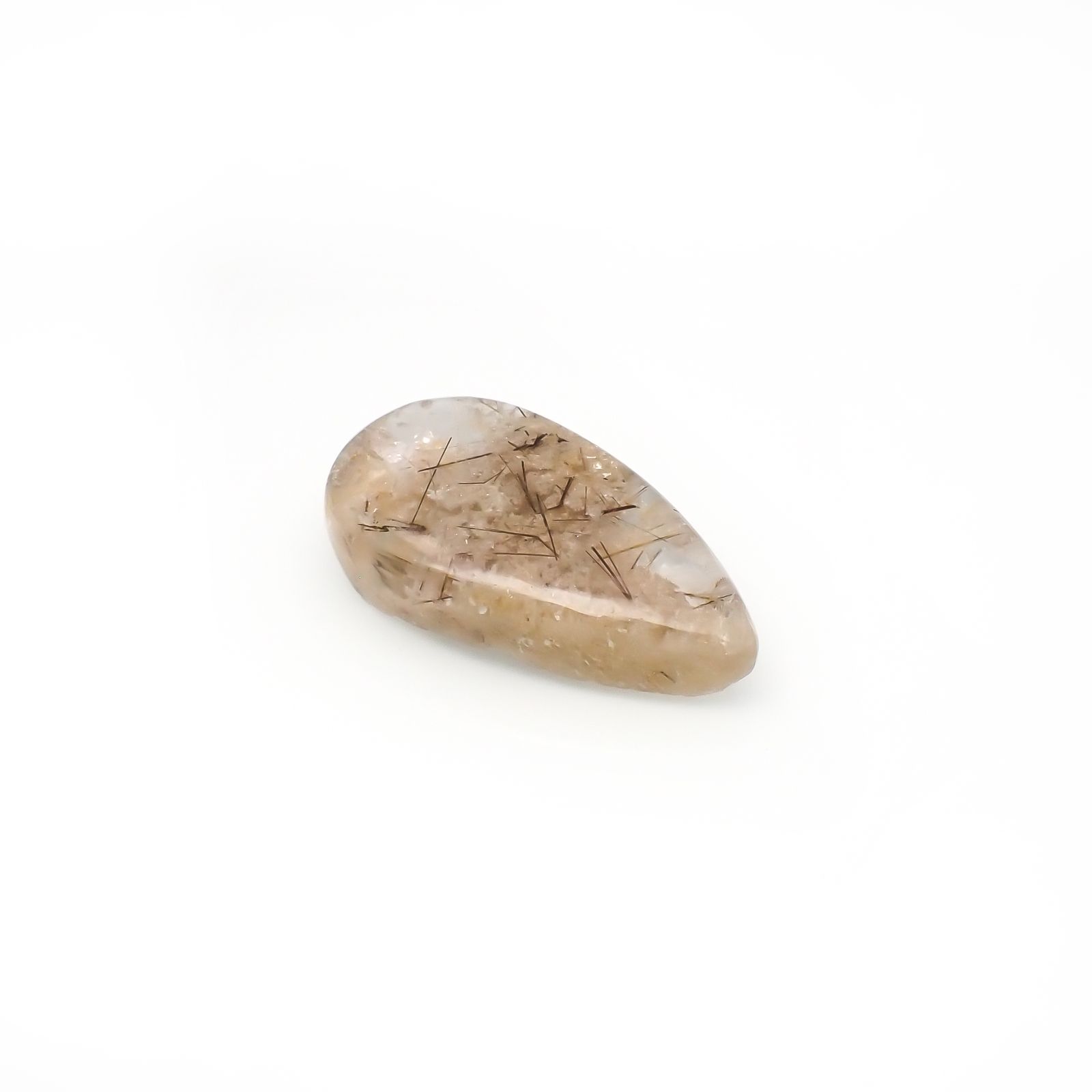 ホワイトガーデンクォーツ ブラジル産 67.01ct[230722634]40.5x22.2mm前後