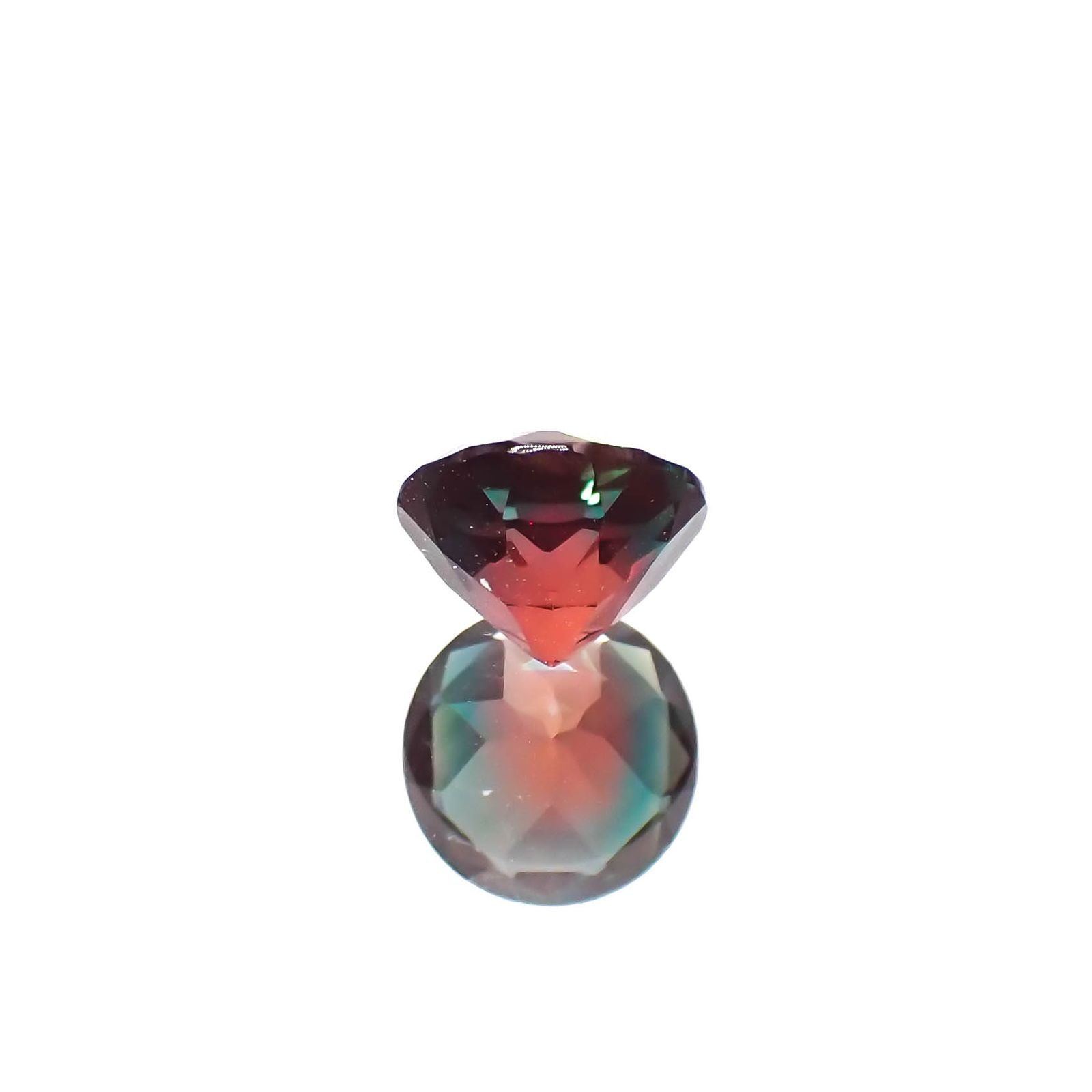 バイカラーアンデシン モンゴル産 0.74ct[230421491]5.8x5.8mm前後