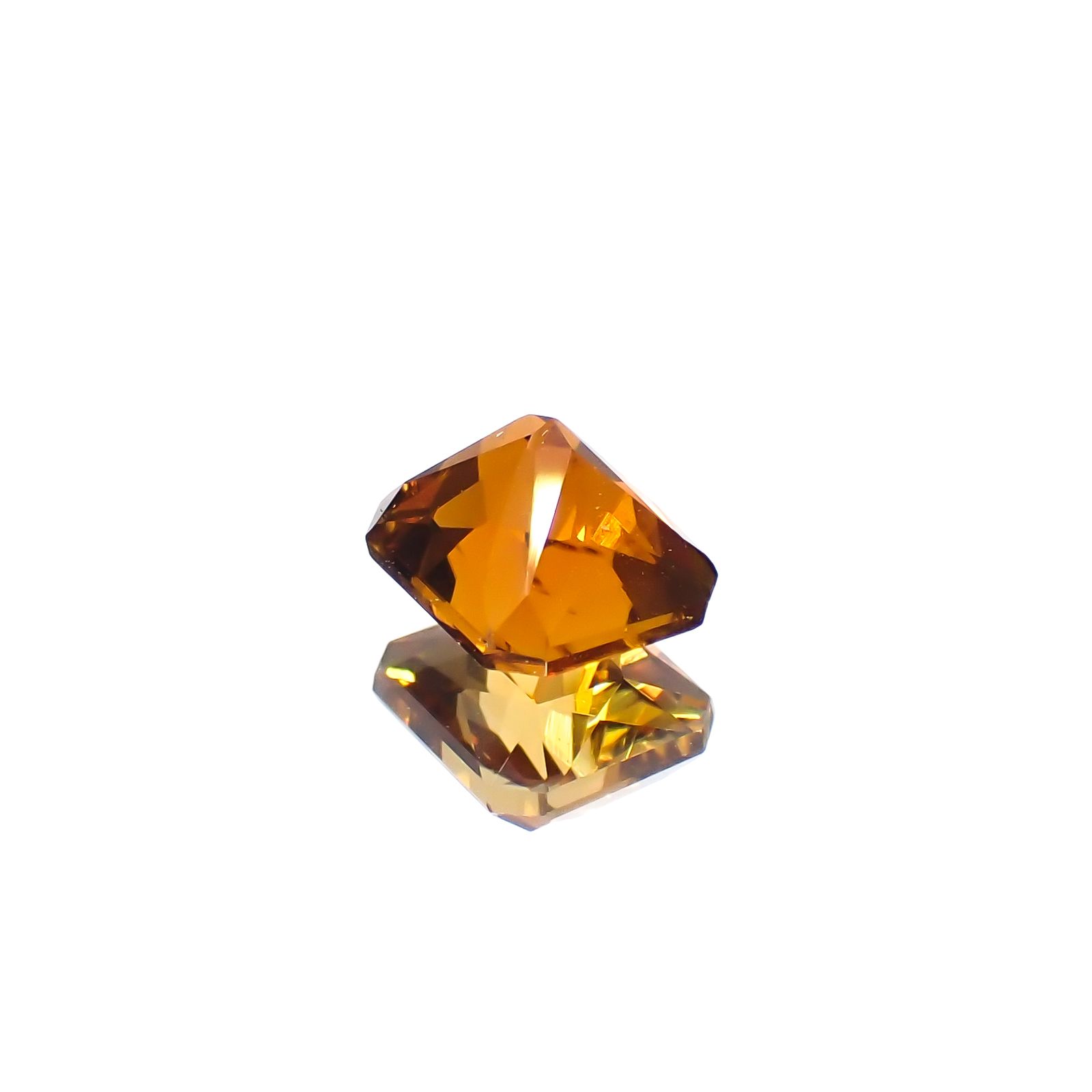 ゴールデントルマリン モザンビーク/コンゴ産 1.03ct[231225197]6.3x5.3mm前後