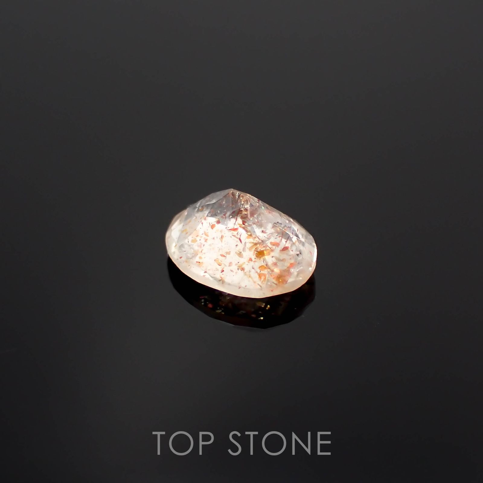 イリュージョンサンストーン タンザニア産 1.59ct[230120119]9x7.1mm前後