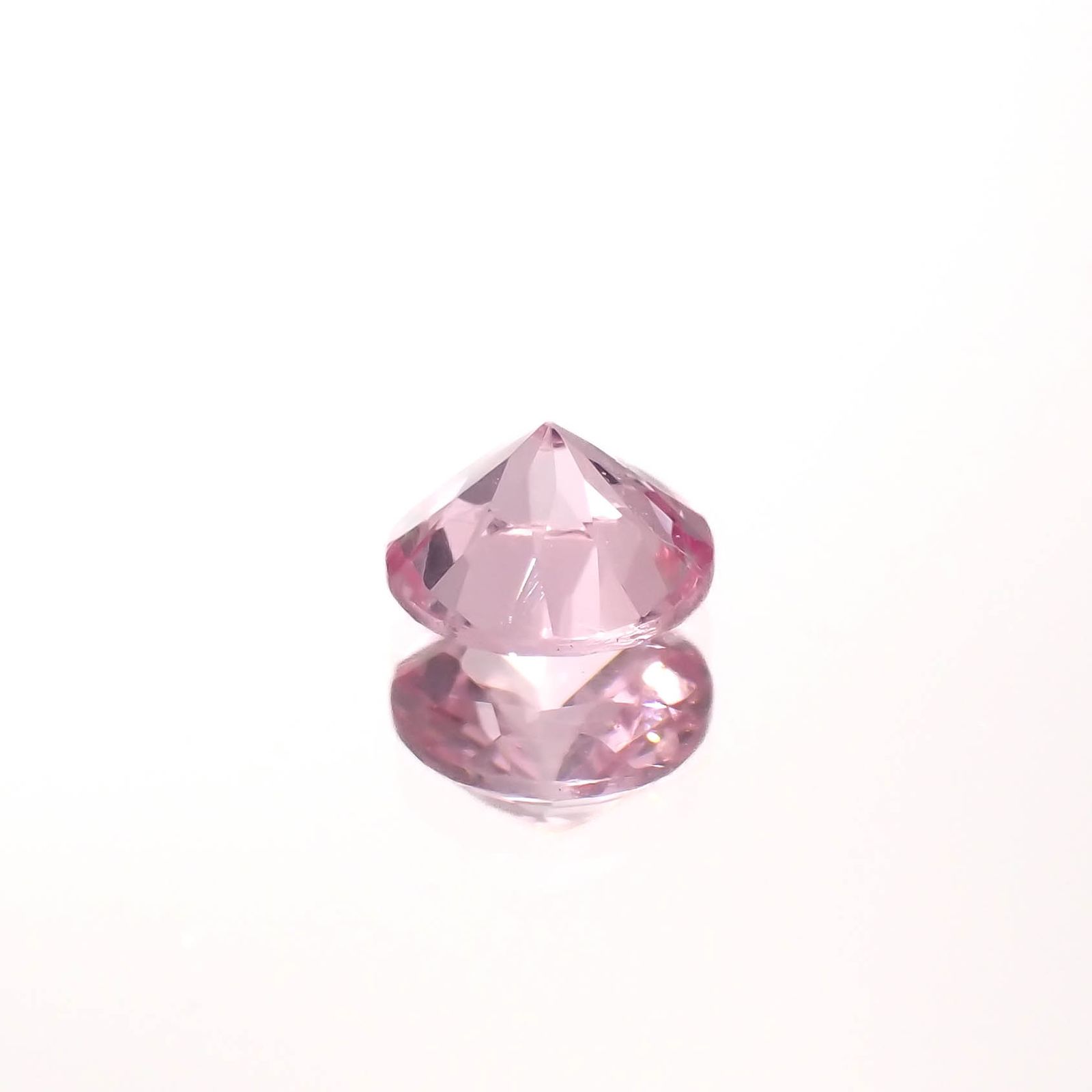 シルキーピンクスピネル タンザニア産 0.38ct[230421581]4.3x4.3mm前後