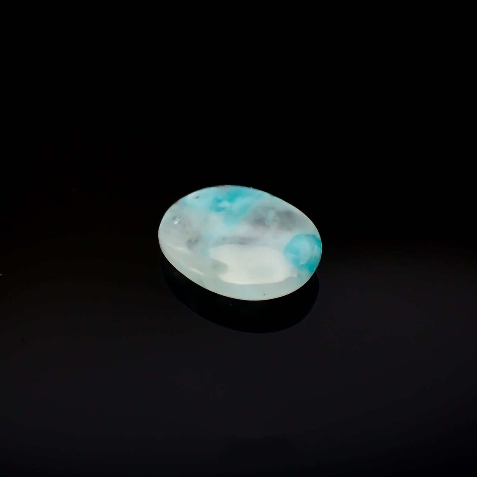 パライバトルマリンインクォーツ ブラジル産 1.17ct[220716917]8.9x7mm前後