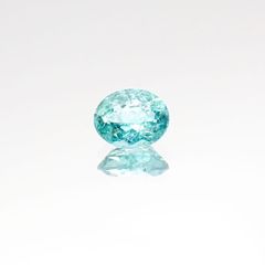 パライバトルマリン(宝石名トルマリン/別名パライバ・トルマリン) ブラジル産 0.286ct ソ付(宝貴協)[20106448]4.7×3.9mm前後
