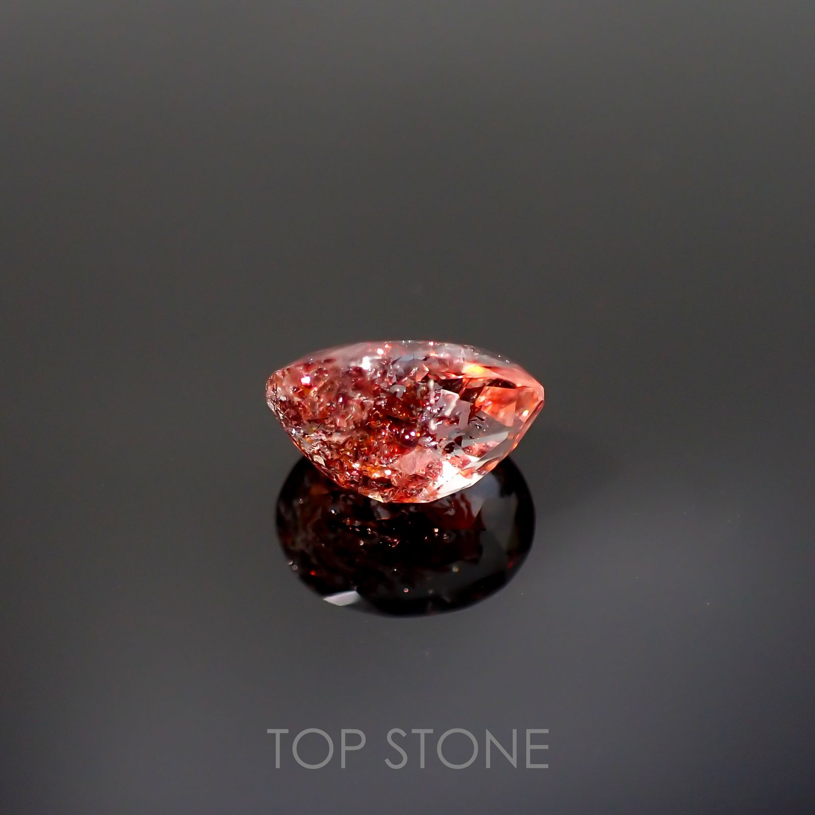 ファイヤークォーツ ナイジェリア産 1.98ct[220114746]9.3x7.1mm前後