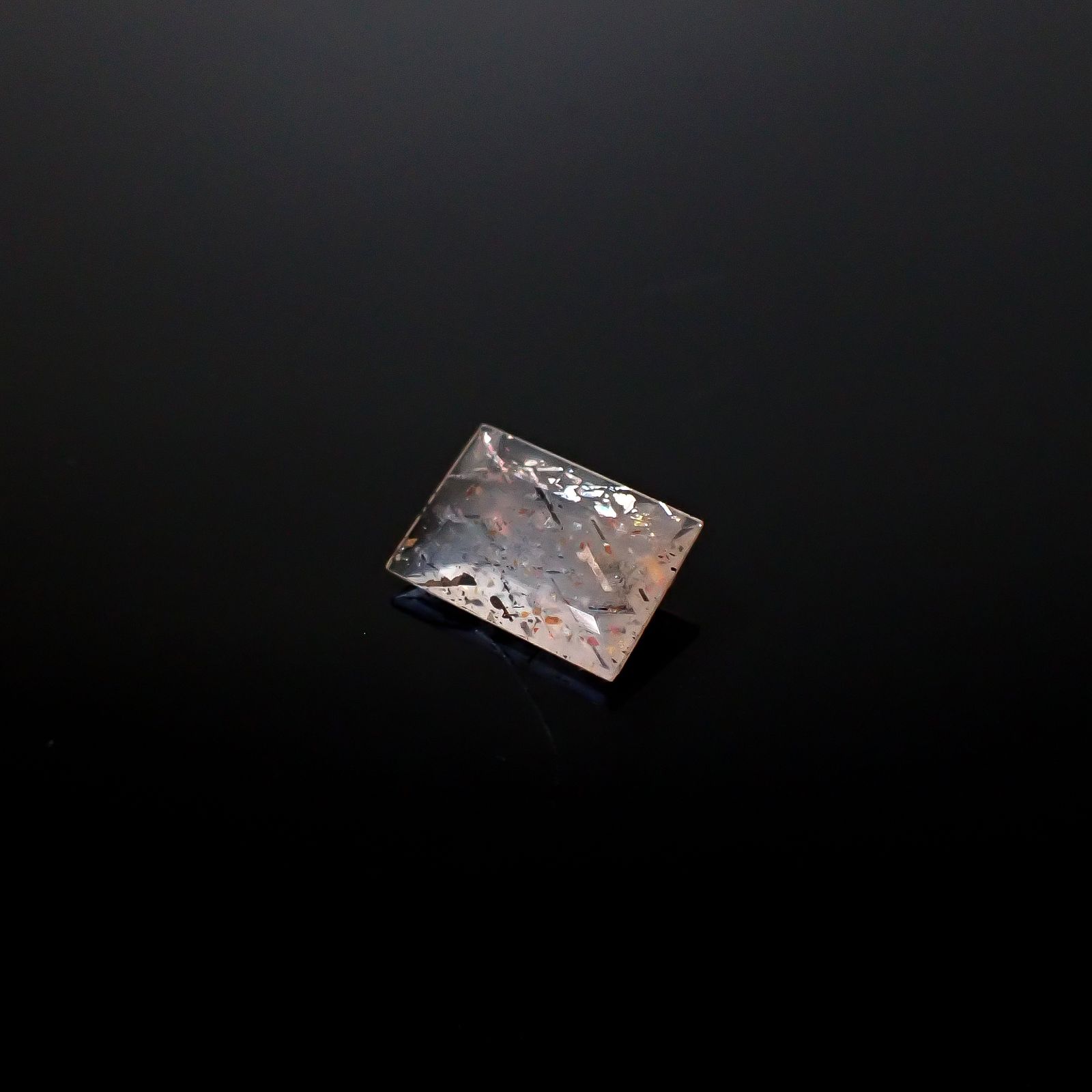 レインボーラティスサンストーン オーストラリア産 1.19ct [250730698]9.5x6.7mm前後