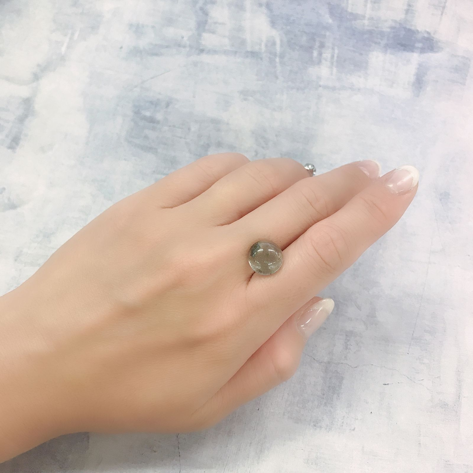 ガーデンクォーツ ブラジル産 4.89ct[220716865]11.3x11.2mm前後